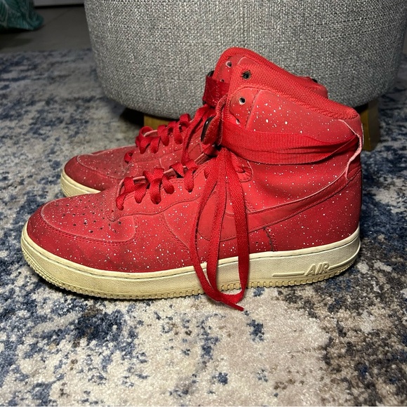 Nike Air Force 1 High ‘07 Gym Red Sneakers Size 9.5 Men’s main image 10